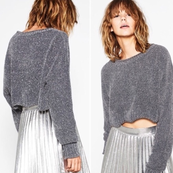 chenille jumper zara